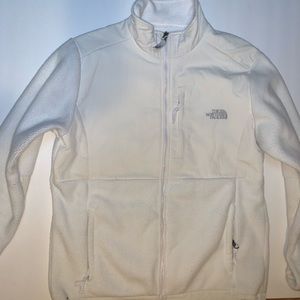 White north face jacket